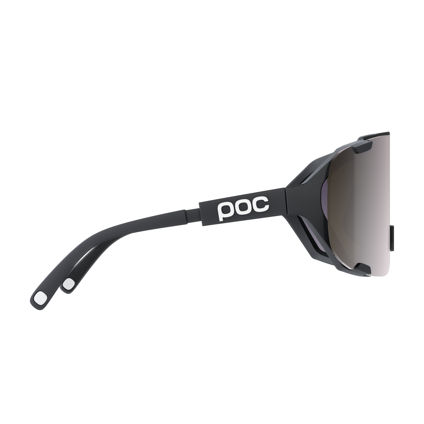 POC DEVOUR MID + Black Glasses Clarity Road Sunny Silver