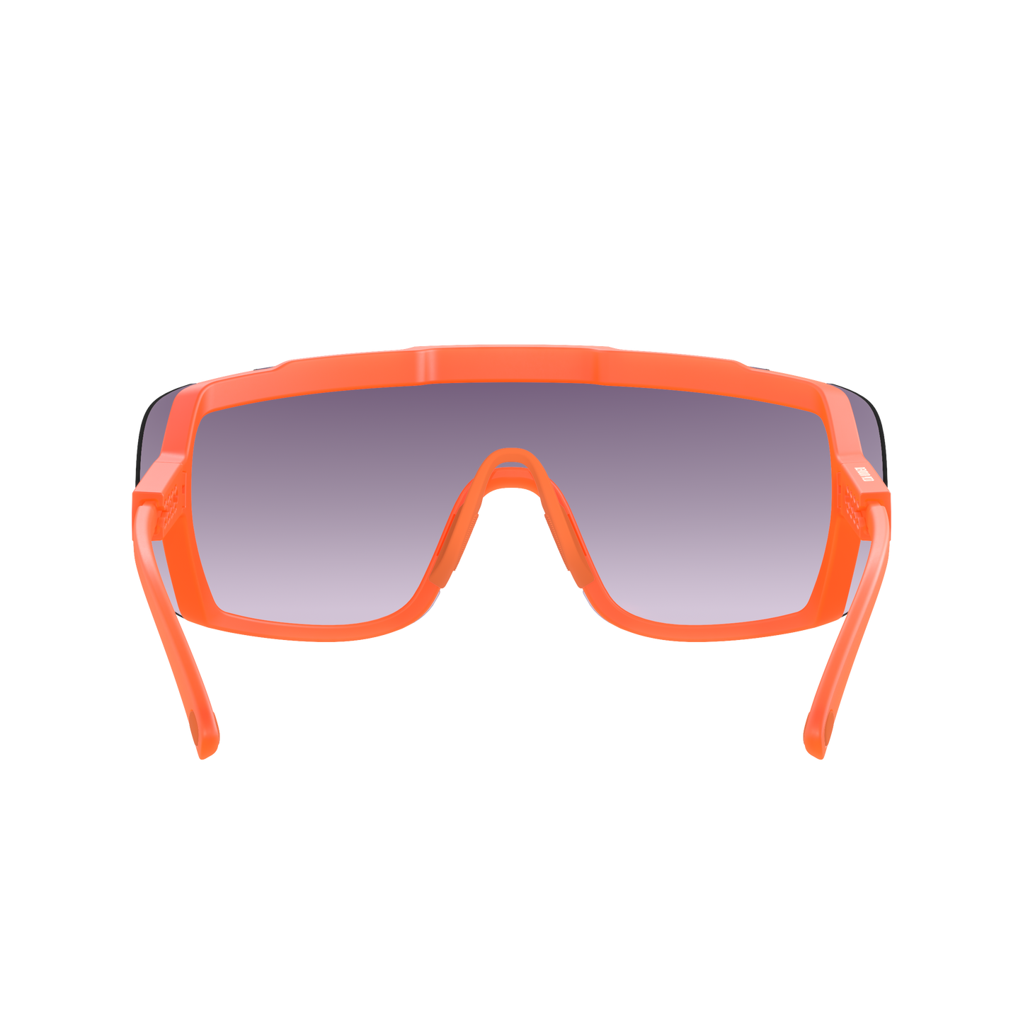 POC DEVOUR MID Translucent Orange Fluorescent Clarity Road Partly Sunny Gold Glasses