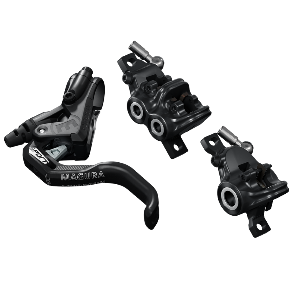 Pair of MAGURA MT TRAIL SPORT DISKLESS brakes Black