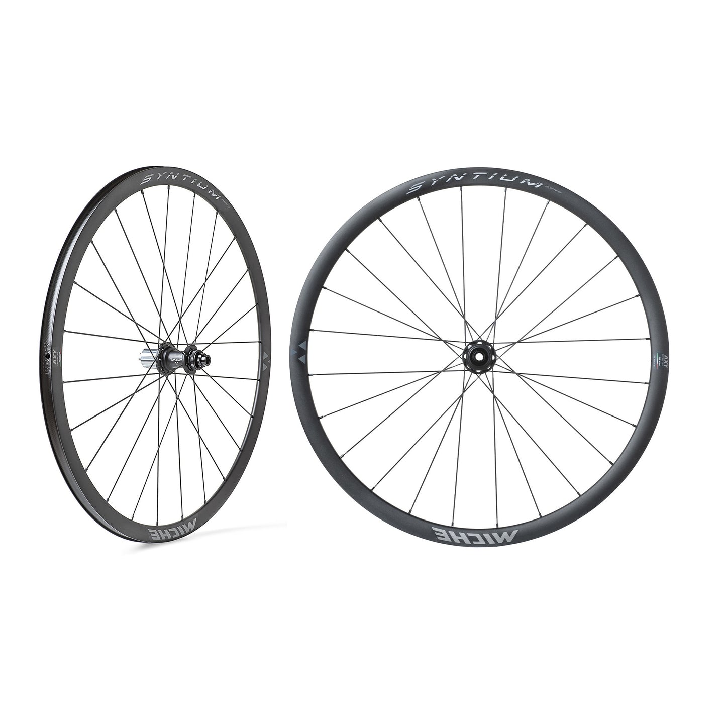 Pair of MICHE SYNTIUM WP DX WR DISC wheels clincher (Center Lock)