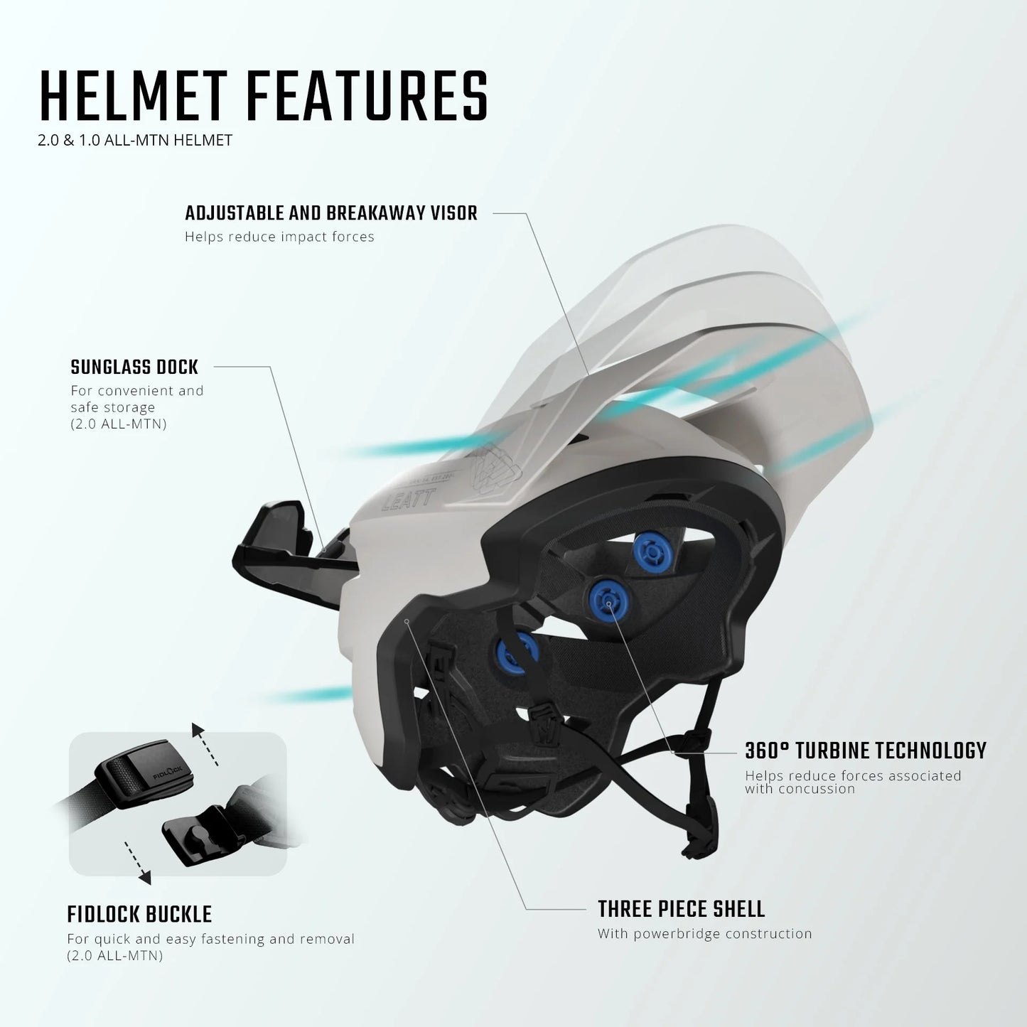 MTB Helmet LEATT ALL-MOUNTAIN 1.0 Red