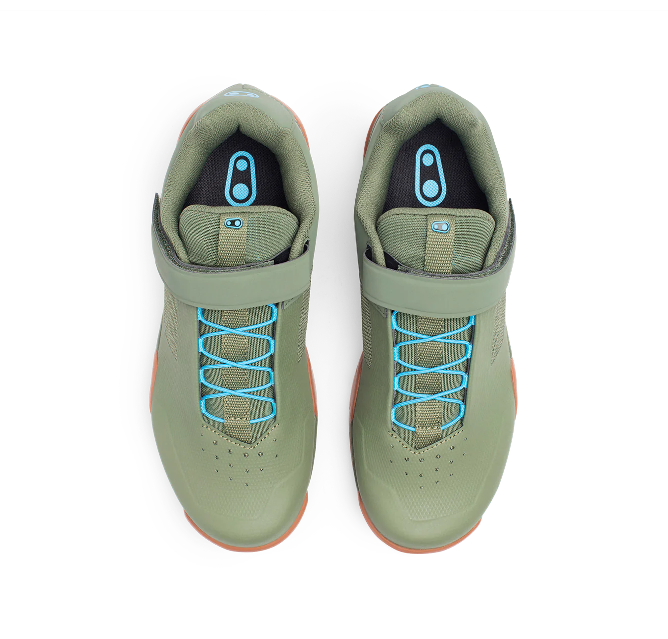 MTB shoes CRANKBROTHERS MALLET ENDURO SPEED LACE CLIP-IN Green/Blue