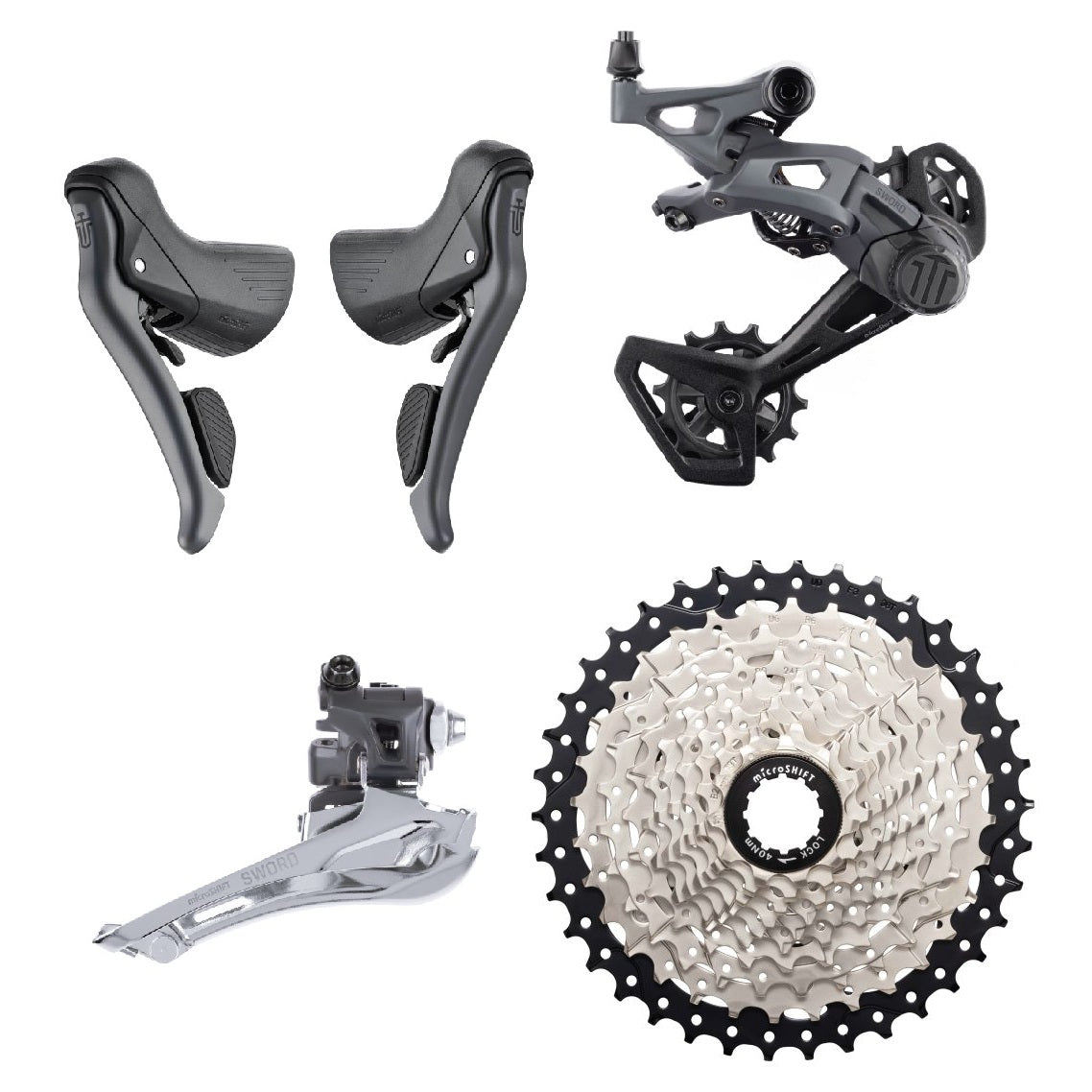 MICROSHIFT Sword 2x10v Package