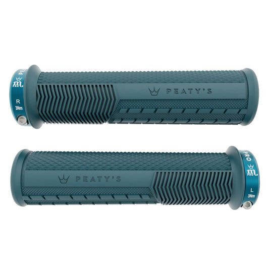 PEATY'S MONARCH PRO KNURL Grips Supersoft Storm Blue