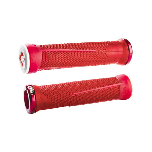 Grips ODI AARON GWIN Lock-On 135 mm Red