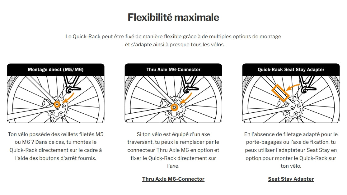 Luggage rack ORTLIEB QUICK RACK XL Black