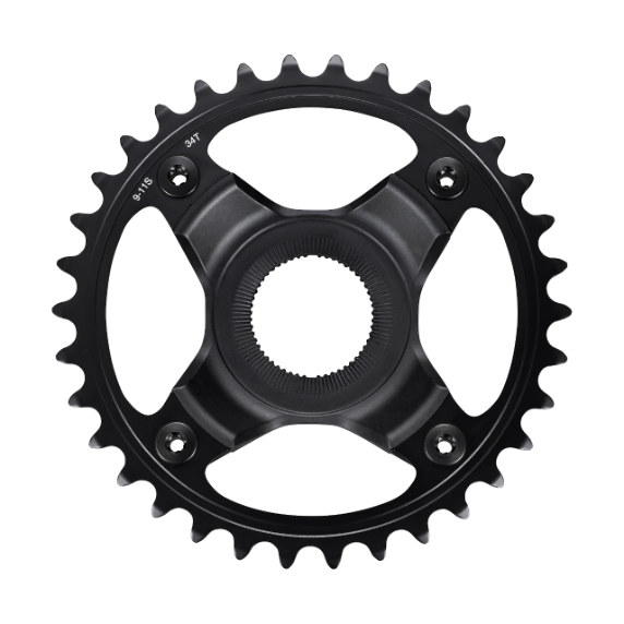 Mono SHIMANO SM-CRE70-B 9/10/11 speed 34T chainring 55 mm Black