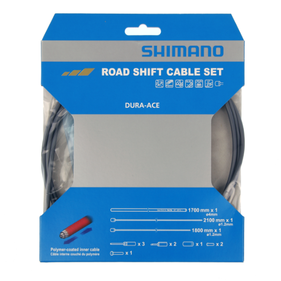 SHIMANO DURA-ACE 9000 Polymer Grey Derailleur Cable and Hose Kit