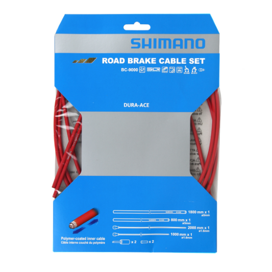 SHIMANO DURA-ACE 9000 Brake Cable and Hose Kit Red