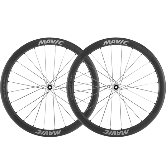 MAVIC COSMIC SLR 45 Tubeless Ready Wheelset (Center Lock) Black/Silver