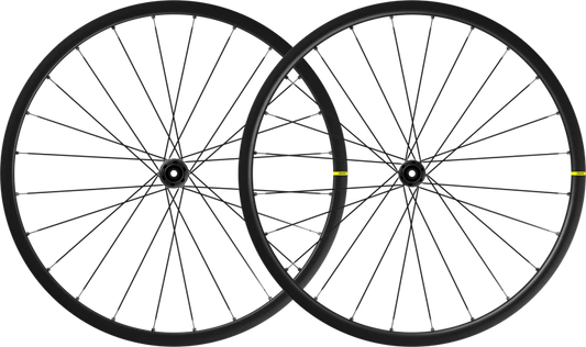 Pair of MAVIC KSYRIUM S DISC Wheels with Tires (Center Lock)