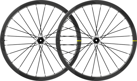 Pair of MAVIC COSMIC SLR 32 DISC Wheels with Tires (Center Lock)