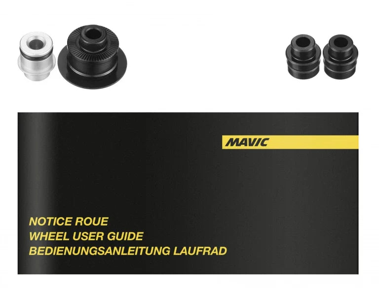 Pair of MAVIC AKSIUM DISC Wheels with Tires (Center Lock)