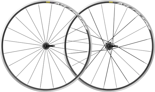 Pair of MAVIC AKSIUM Wheels with Tires