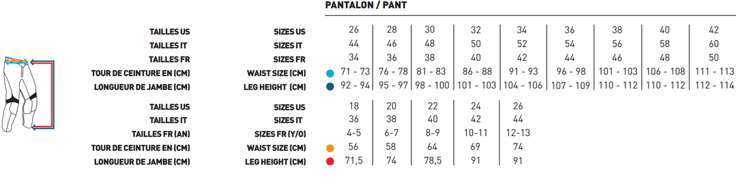 Pantalon SHOT Airy Sharp Enfant Noir
