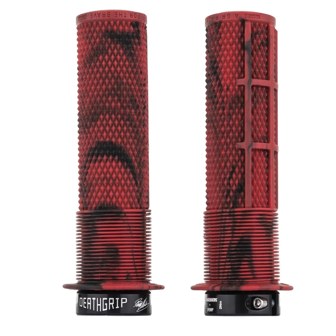 Grips DMR DEATHGRIP Flange Large Lock-on Red/Camo