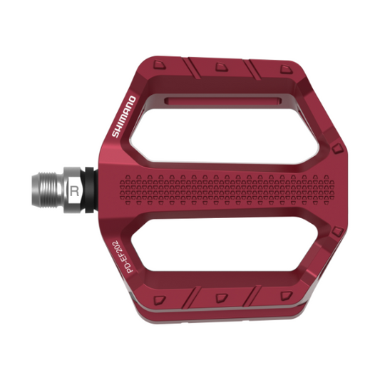 SHIMANO PD-EF202 Red flat pedals