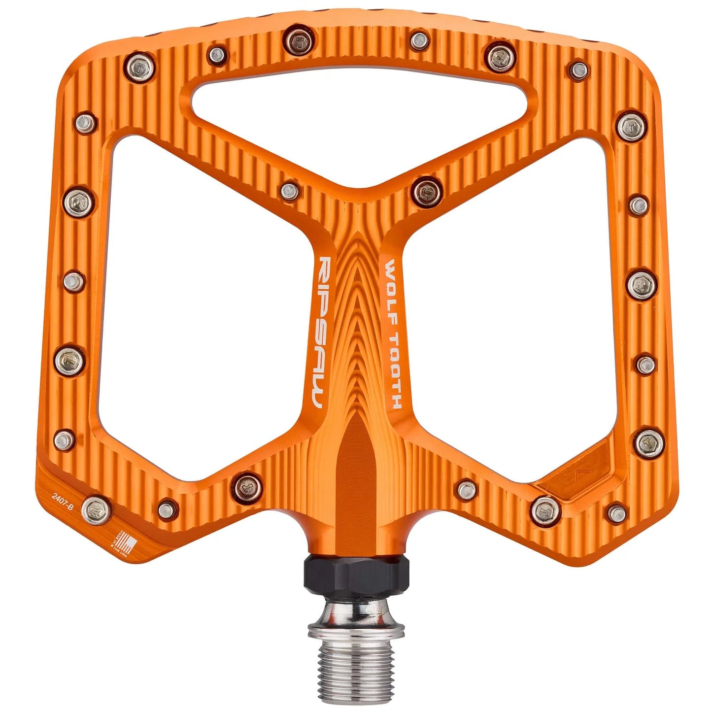 WOLF TOOTH RIPSAW Flat Pedals, Orange
