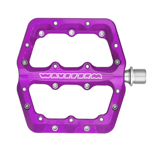 WOLF TOOTH WAVEFORM Small Violet Flat Pedals