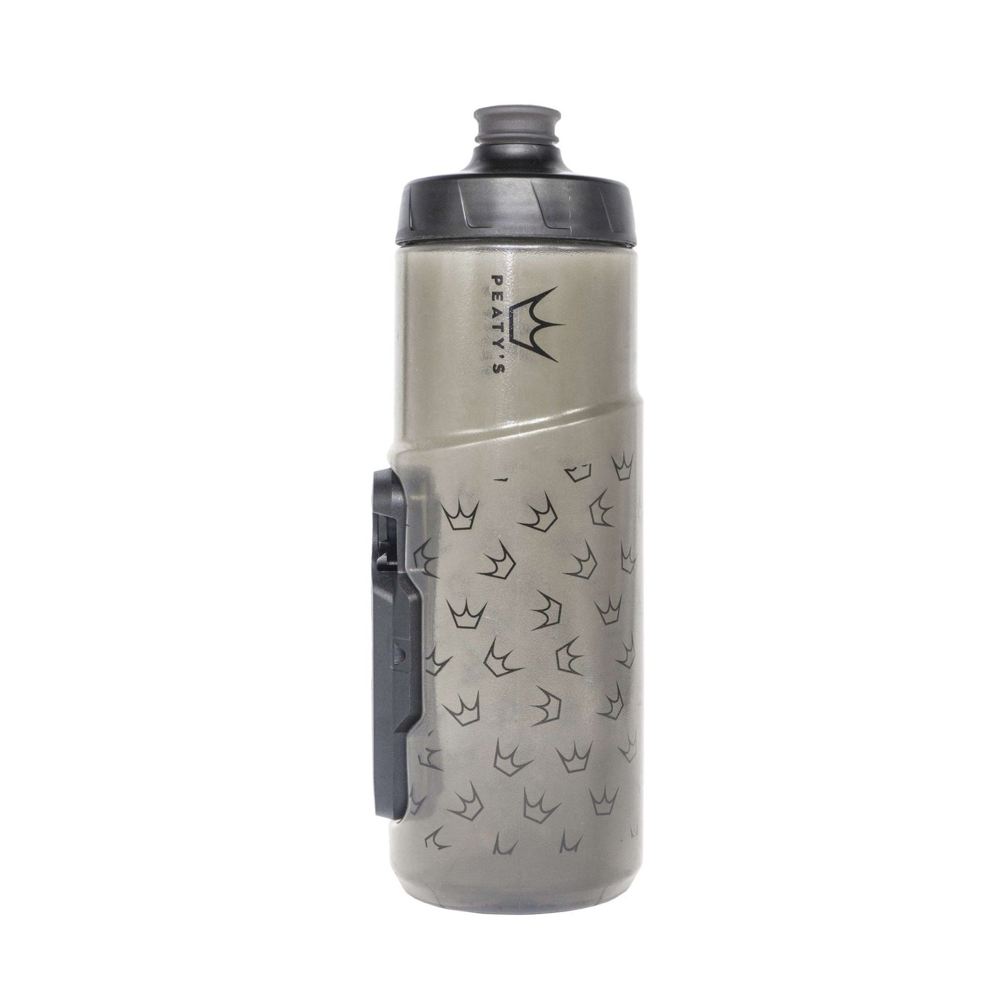 PEATY'S X FIDLOCK Logo Bottle and Bottle Holder Kit (600ml) Transparent