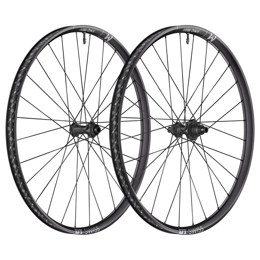 Pair of DT SWISS XMC 1500 SPLINE 30 mm 29" Wheels, 15x110/12x148 mm Boost