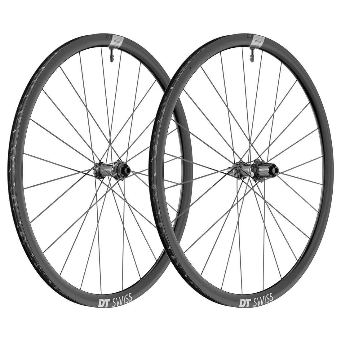 Pair of DT SWISS A 1800 SPLINE 30 DISC Tubeless Ready Wheels (Center Lock)