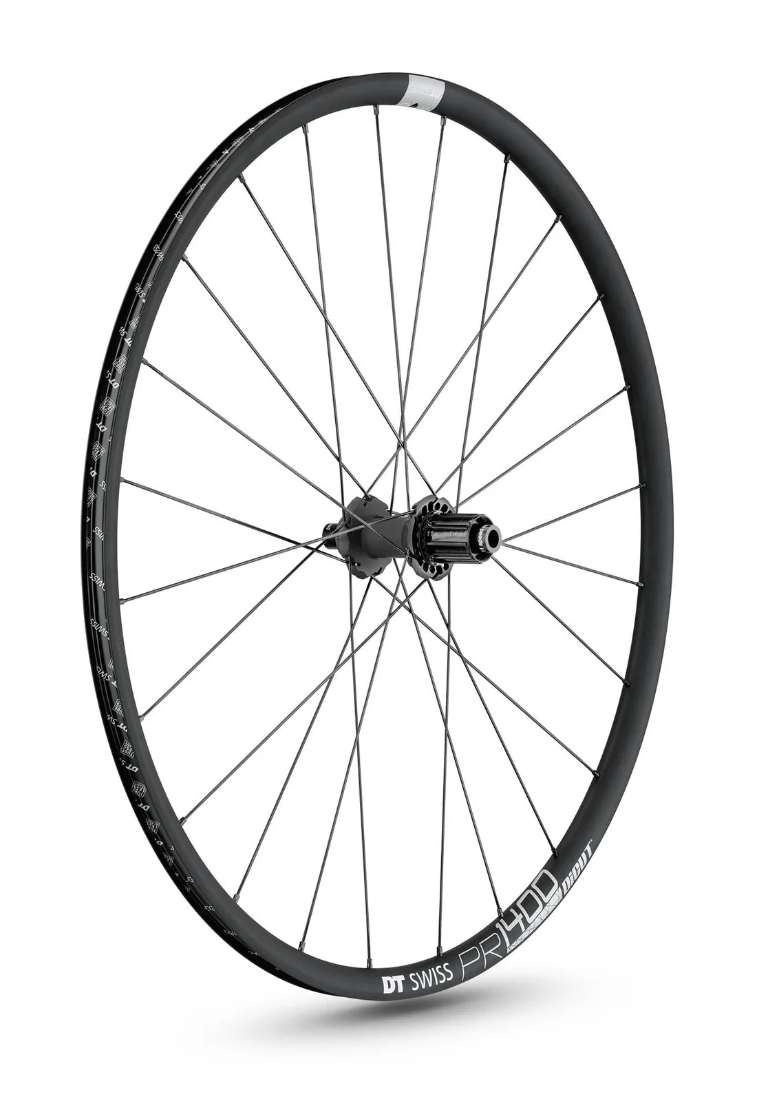 Pair of DT SWISS PR 1400 DICUT 21 DISC Wheels with Tires (Center Lock)