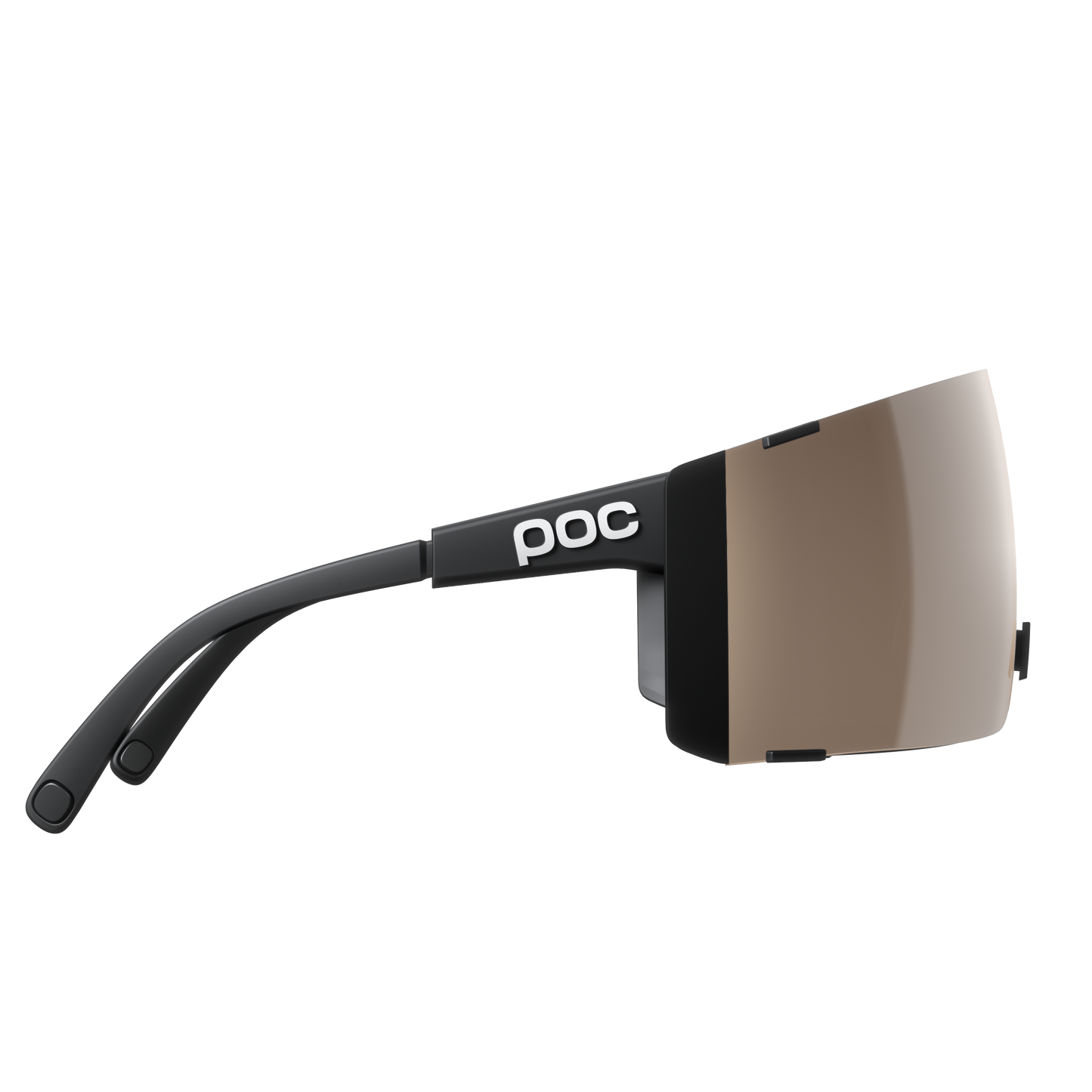 POC PROPEL Glasses Black Clarity Trail Partly Sunny Silver Lens