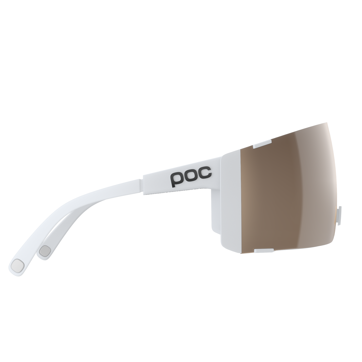 POC PROPEL White Goggles Clarity Trail Partly Sunny Silver Lens