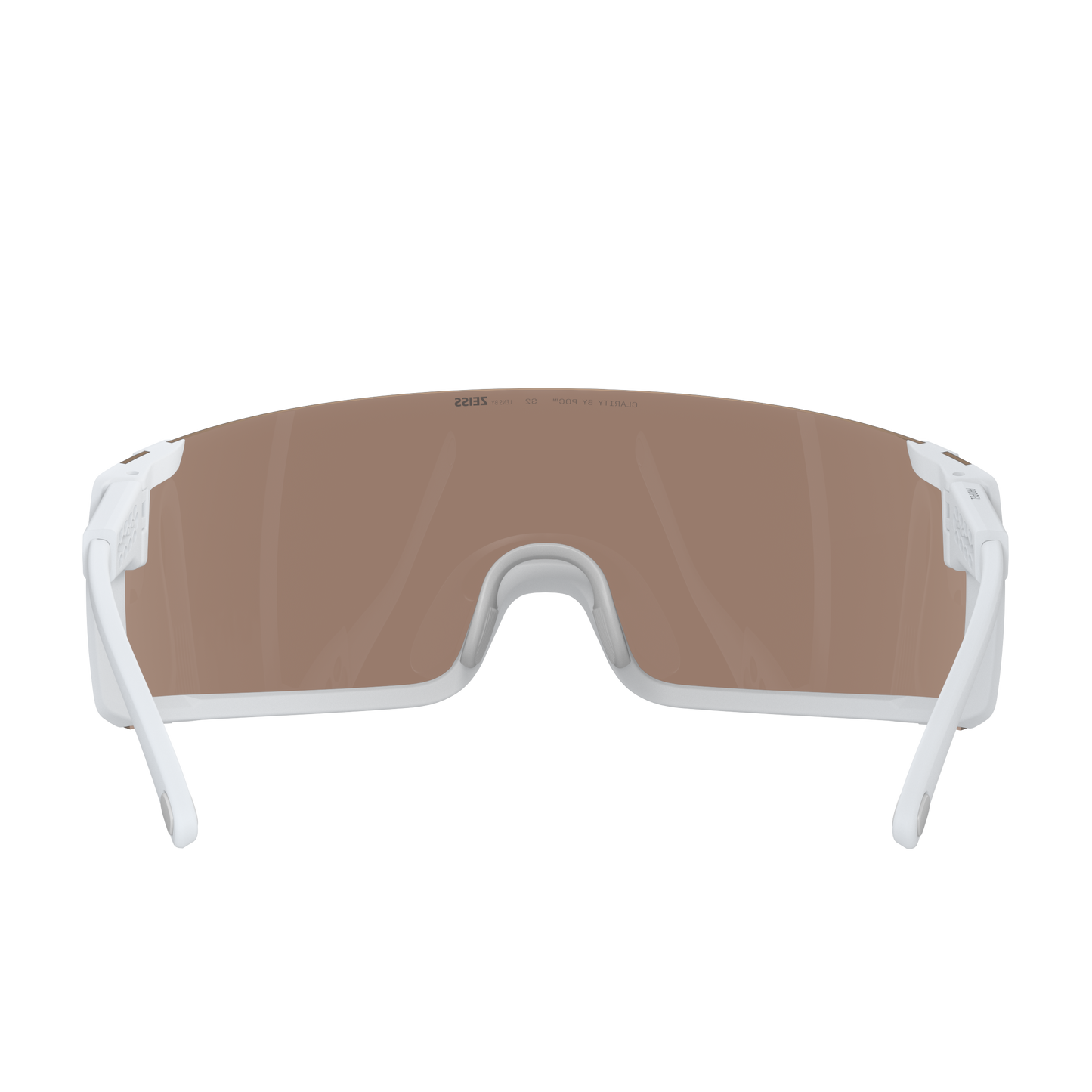 POC PROPEL White Goggles Clarity Trail Partly Sunny Silver Lens