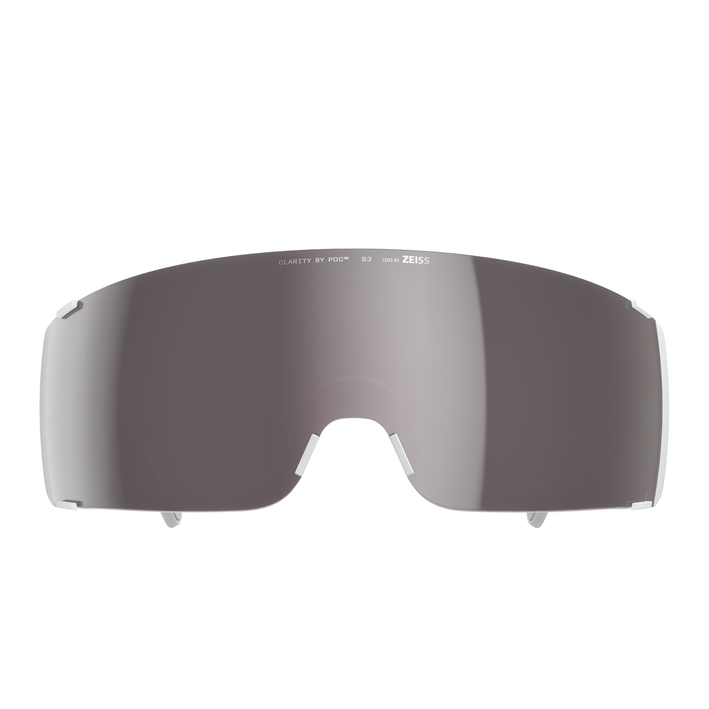POC PROPEL + White Glasses Clarity Road Sunny Silver