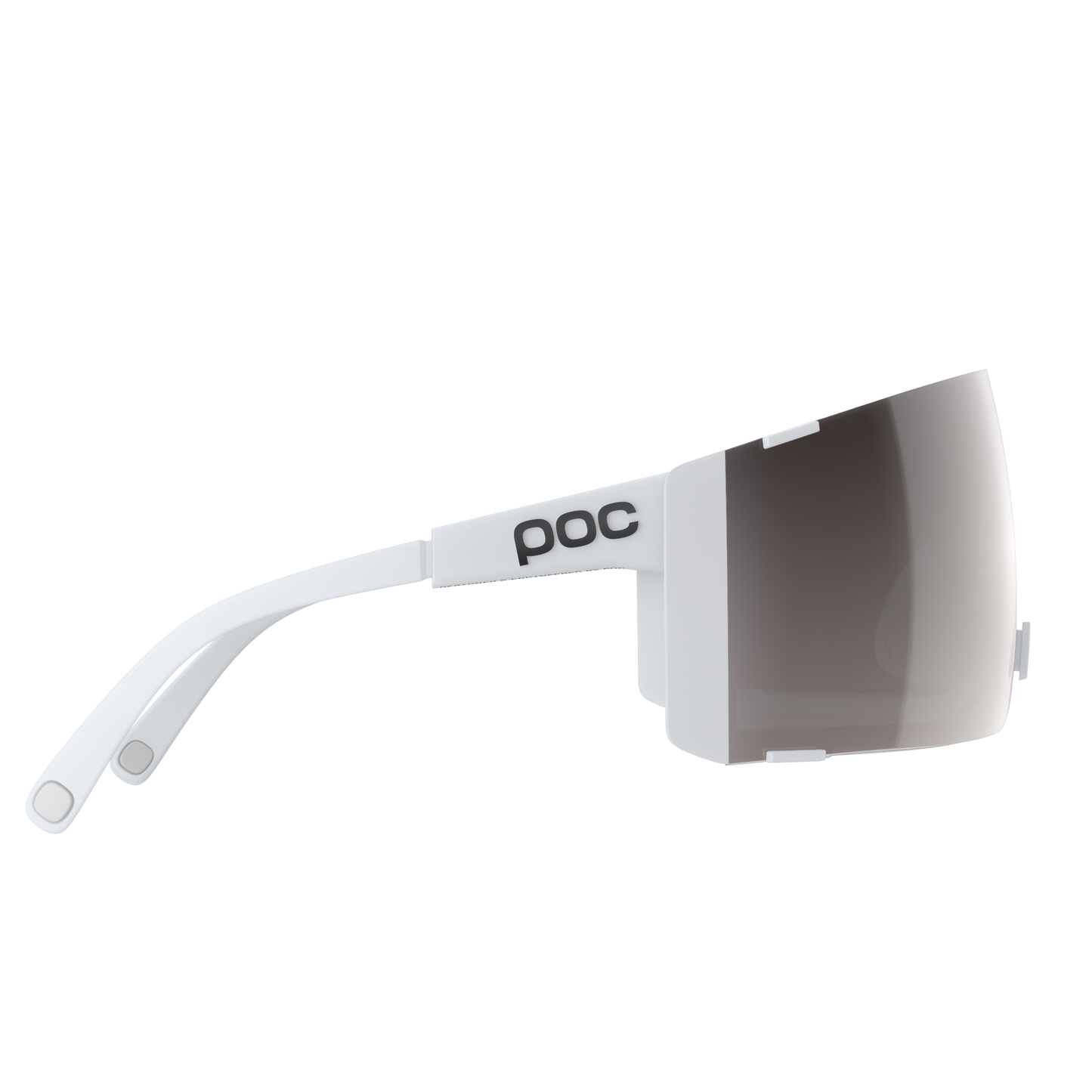 POC PROPEL + White Glasses Clarity Road Sunny Silver