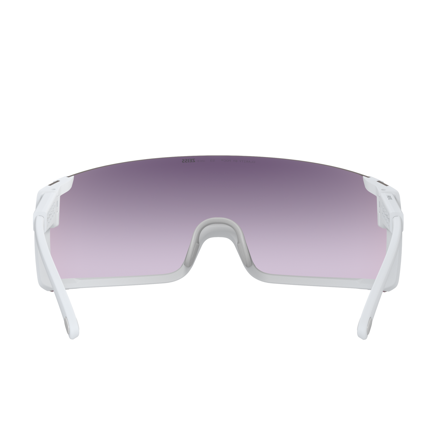 POC PROPEL + White Glasses Clarity Road Sunny Silver