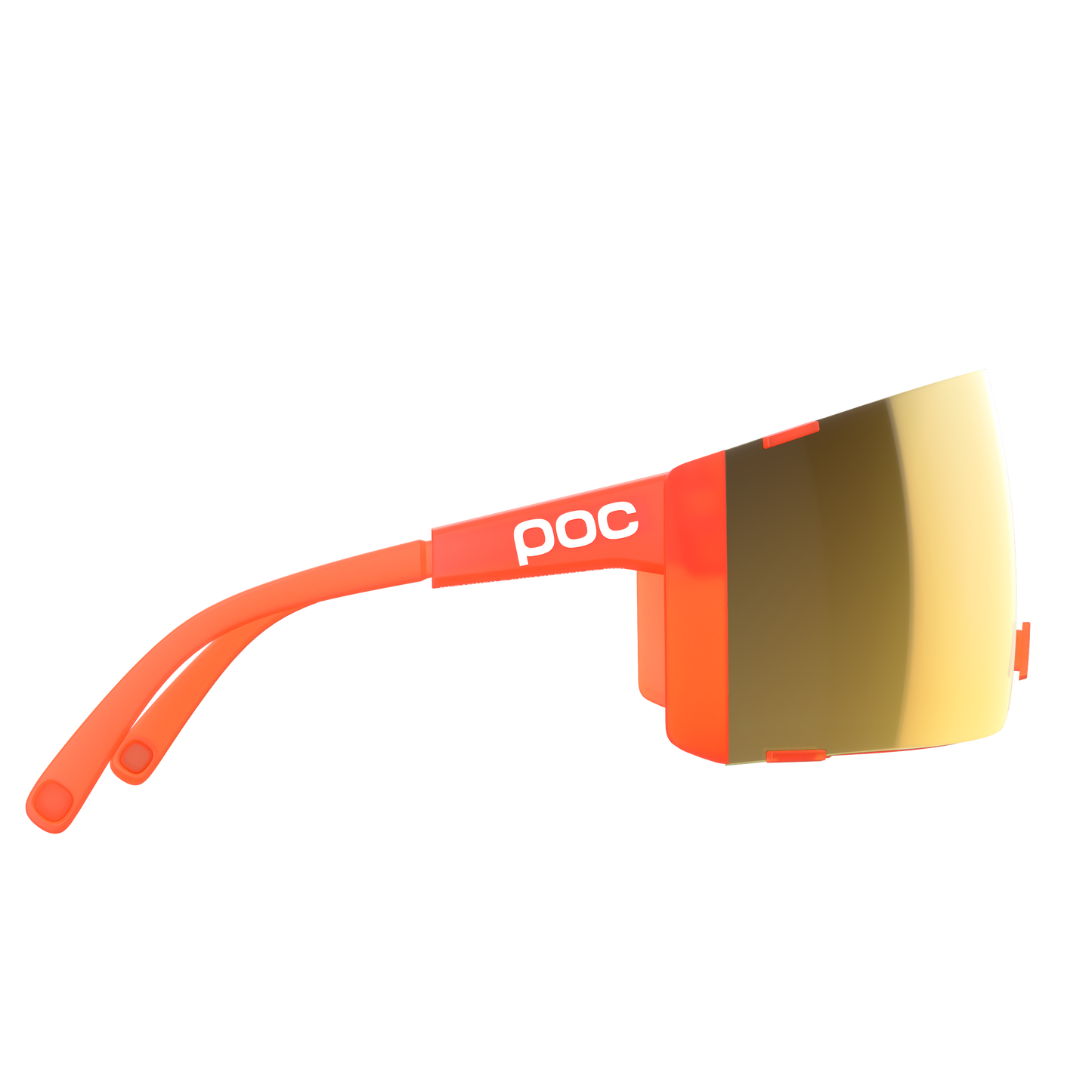 POC PROPEL Fluorescent Orange Translucent Glasses Clarity Road Sunny Gold