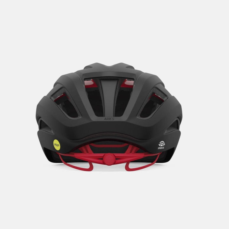 Headset Road GIRO ARIES SPHERICAL Black/Red