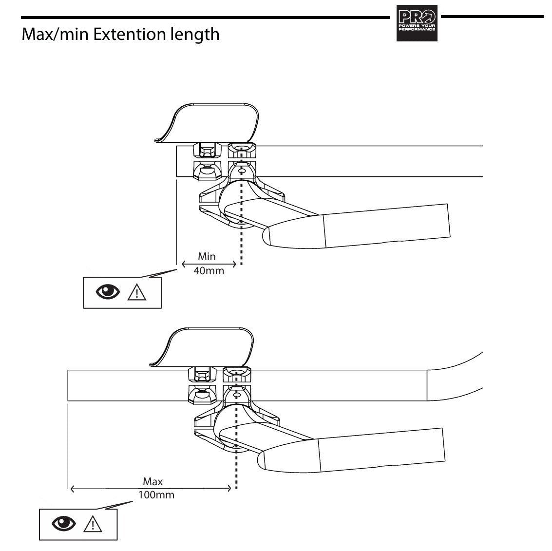 Hanger extender PRO MISSILE ALU Form S