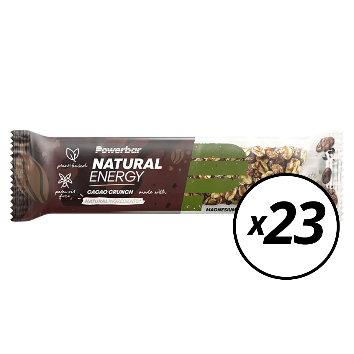 23 POWERBAR NATURAL ENERGY Bars (40 g) Cacao Crunch - Date Courte