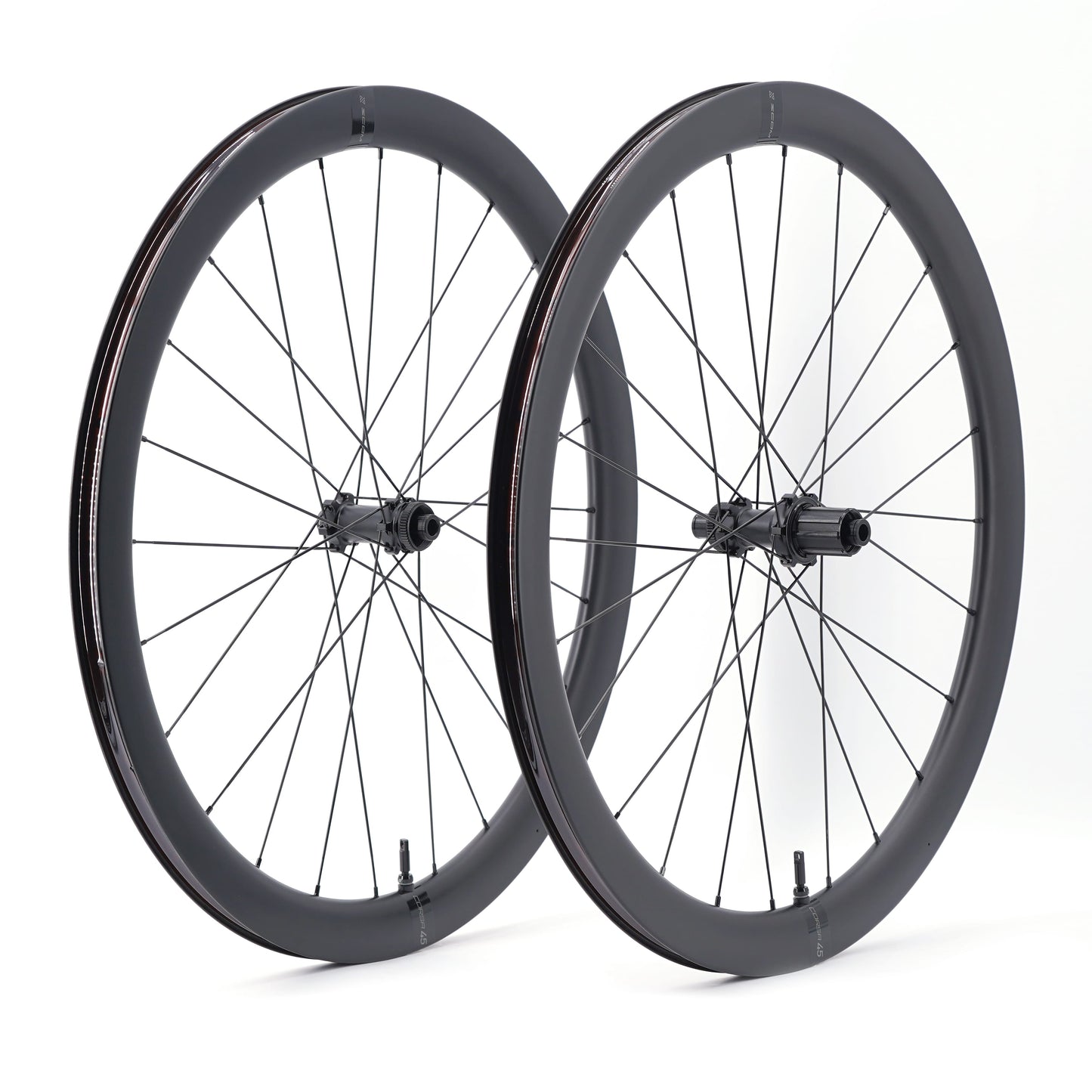 Pair of SCOM CORSA 45 Tubeless Ready Wheels (Center Lock)