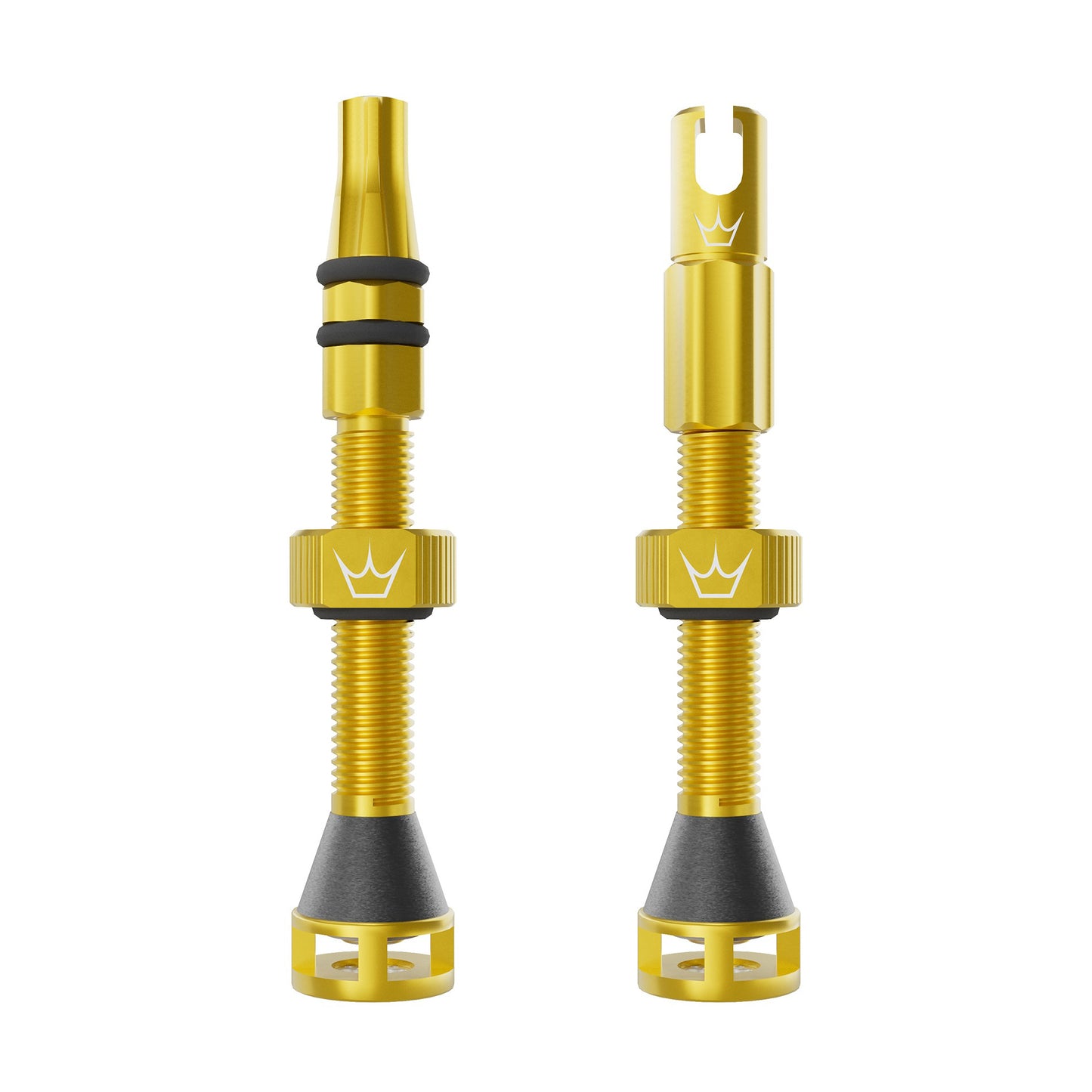 Tubeless PEATY'S HOLESHOT FAST FLOW 60mm valves (x2) Gold