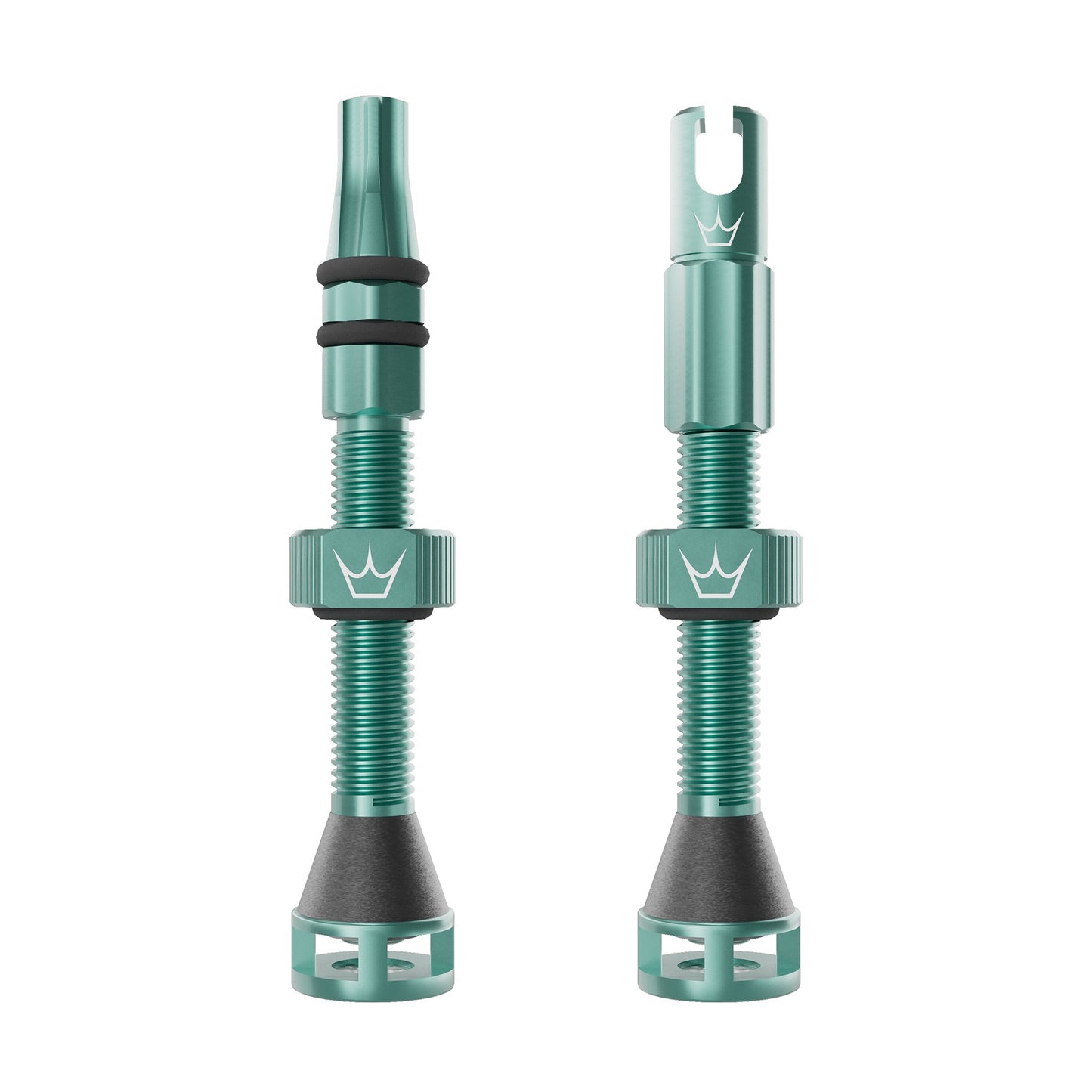 PEATY'S HOLESHOT FAST FLOW 60mm Tubeless Valves (x2) Green