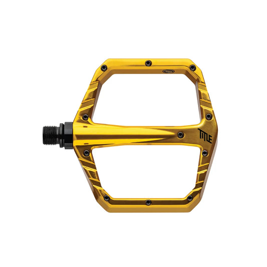 TITLE CONNECT Flat Pedals Gold
