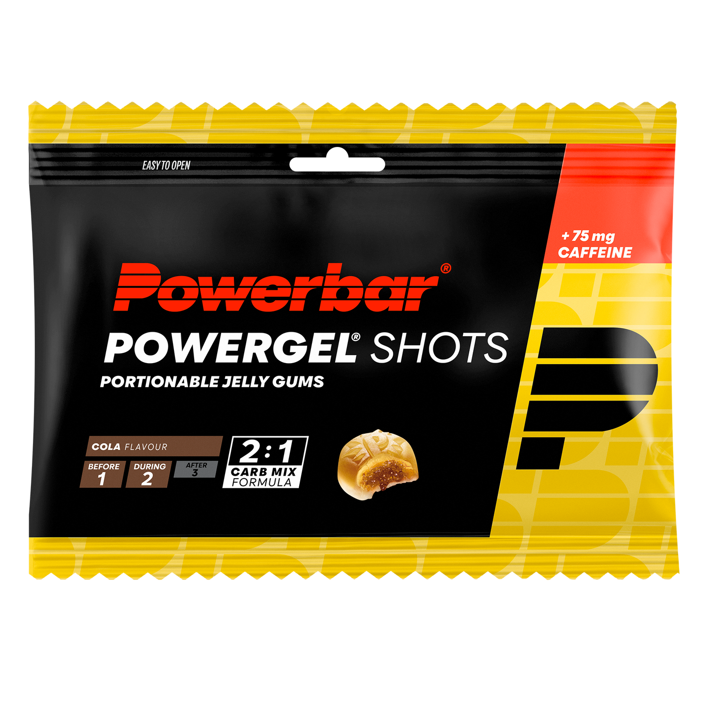 24 Packs of POWERBAR POWERGEL Shots (60gr) Cola - Date Courte