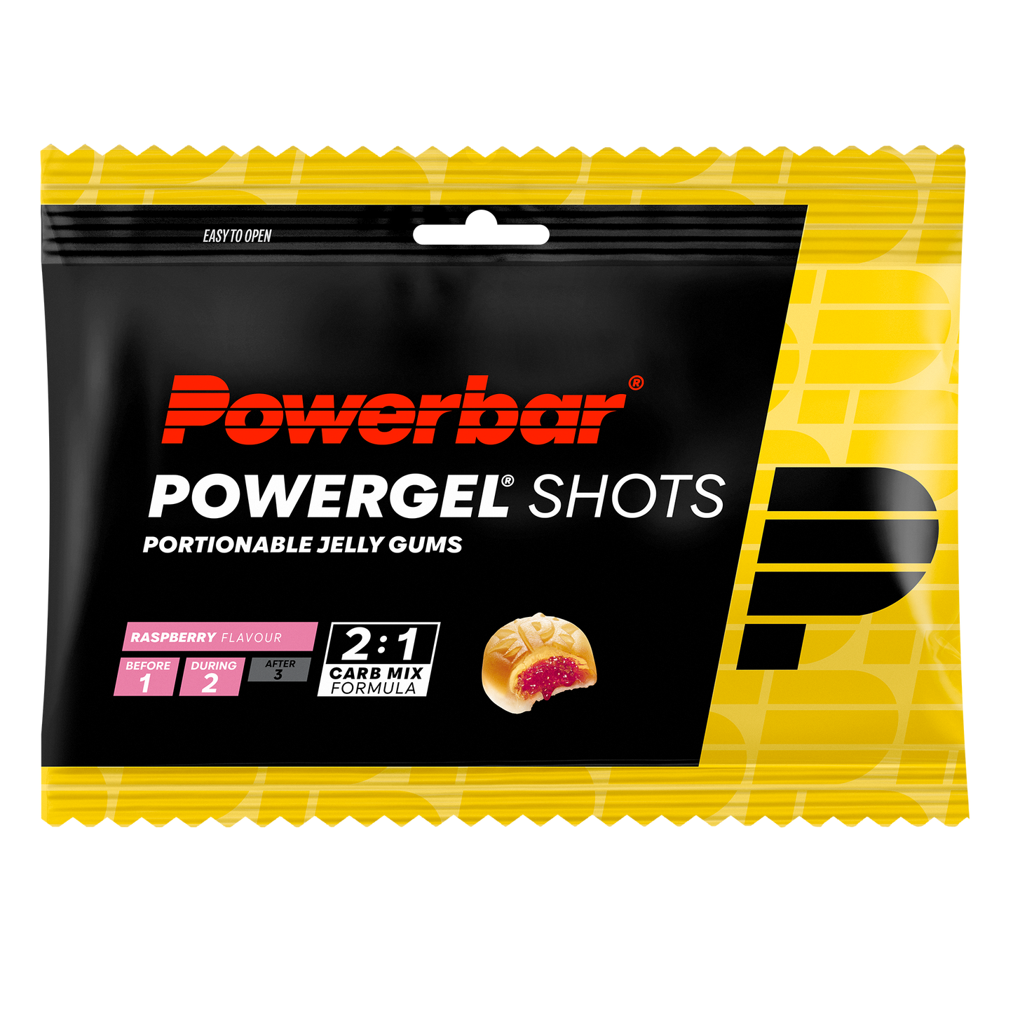 15 Packs of POWERBAR POWERGEL Shots (60gr) Raspberry -Short Date