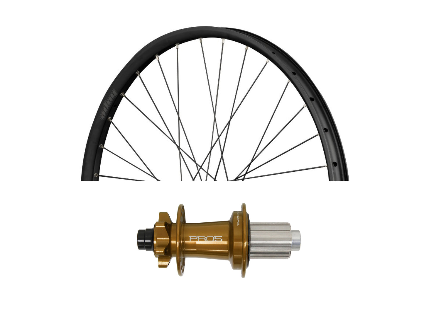 HOPE FORTUS 26 W 27.5" PRO 5 12x148 mm Bronze rear wheel