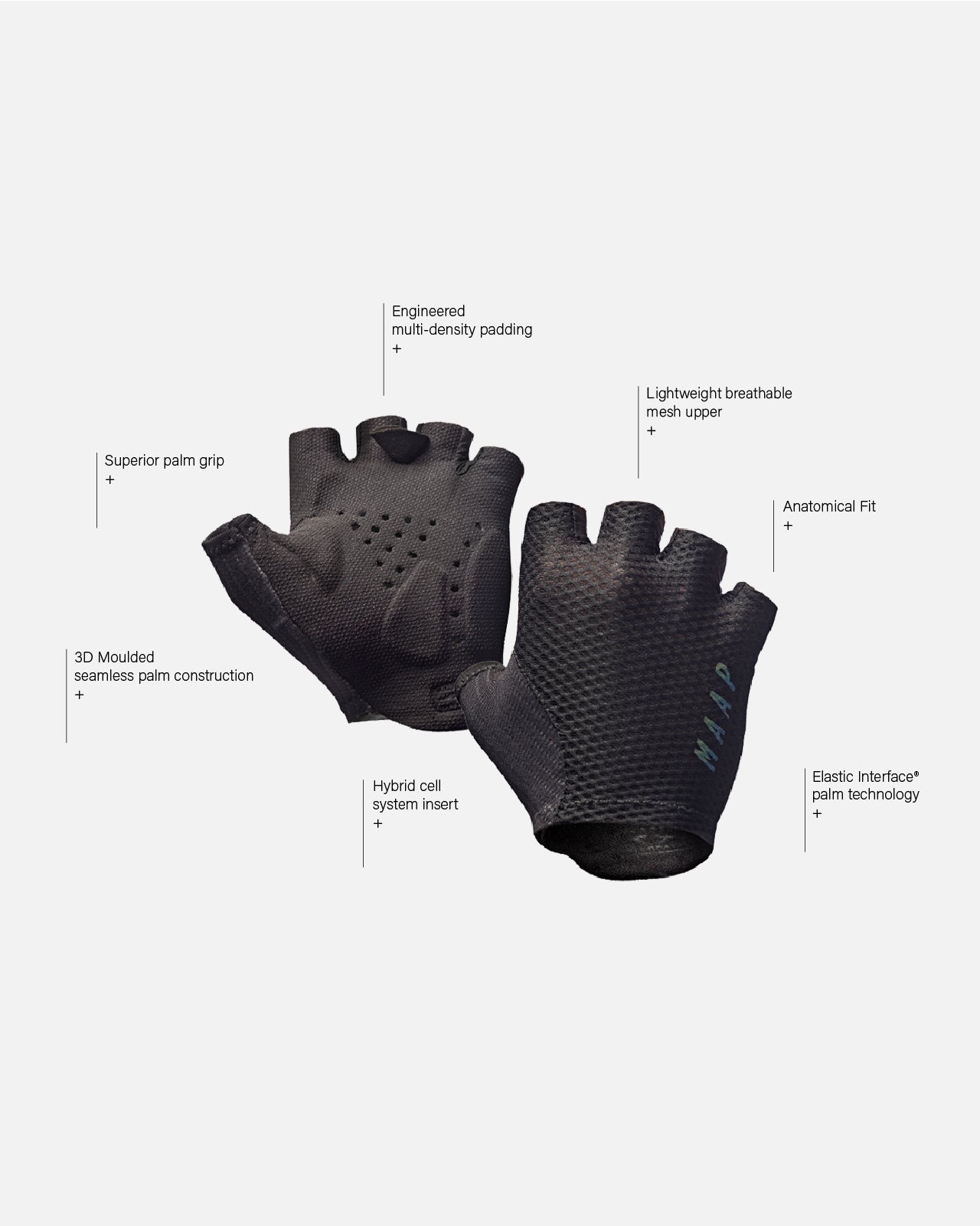 MAAP PRO RACE Navy Short Gloves