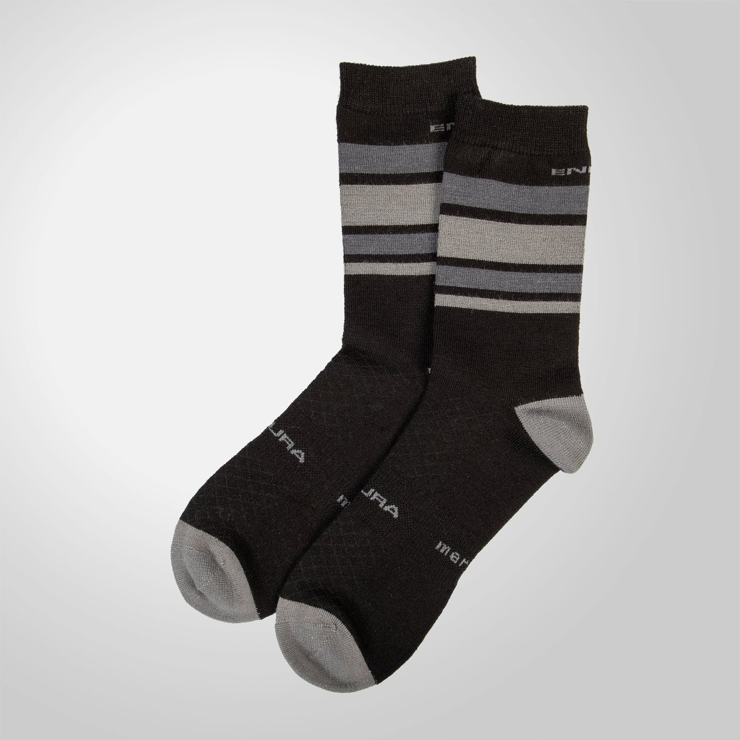 ENDURA BAABAA MERINO STRIPE Socks Black