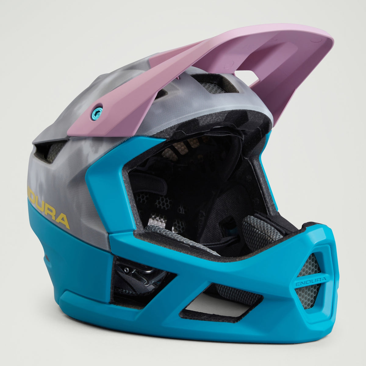 ENDURA MT500 FULL FACE MIPS MTB Helmet Grey/Blue 2026