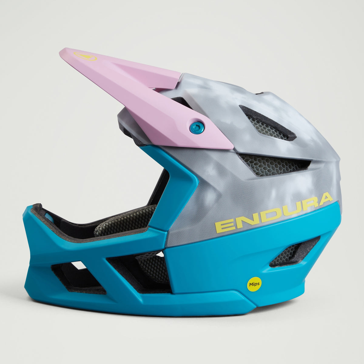 ENDURA MT500 FULL FACE MIPS MTB Helmet Grey/Blue 2026