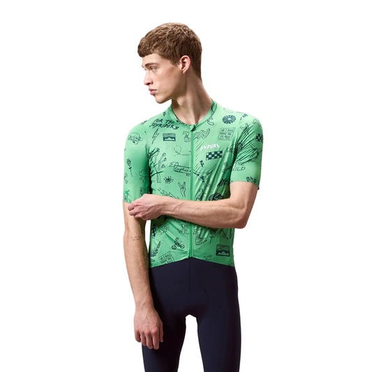 ENDURA PRO SL PRINT Short Sleeve Jersey Green