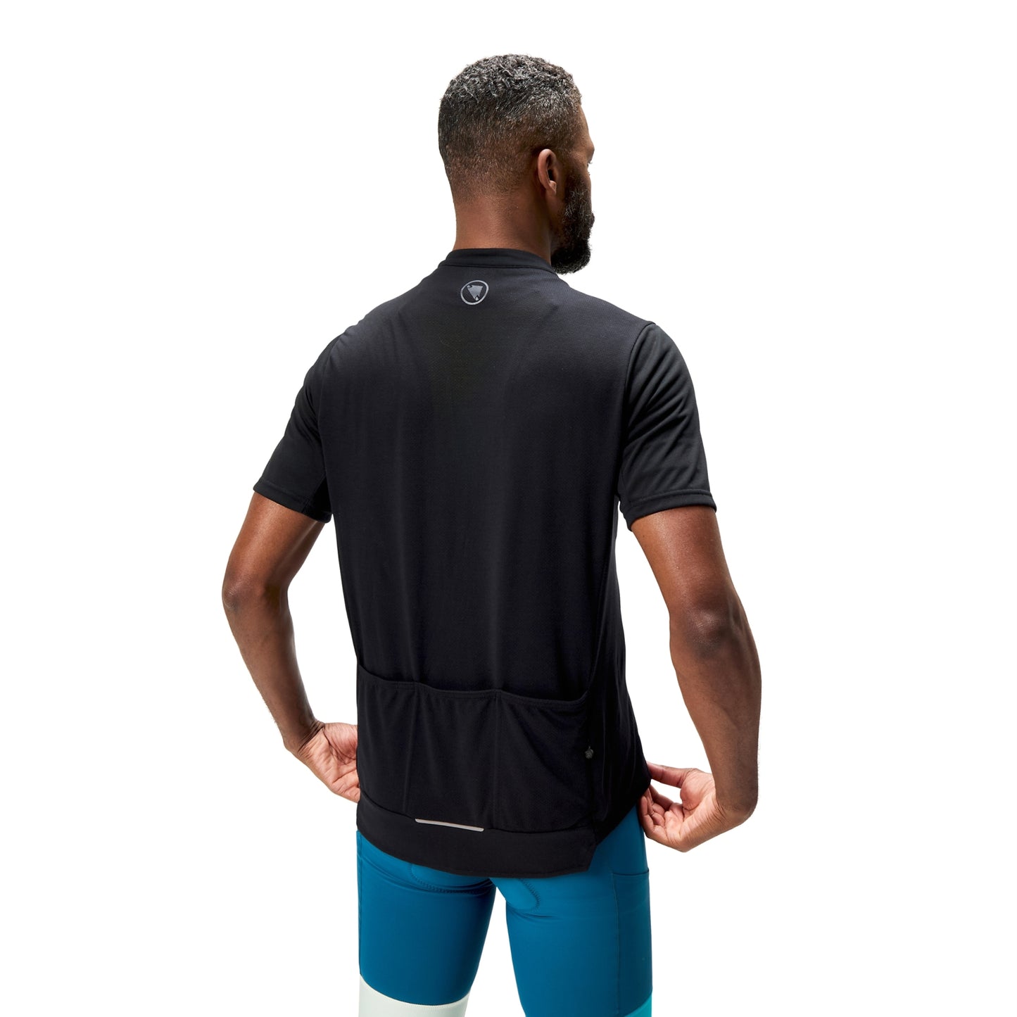 ENDURA LOOP ZIPPED Short Sleeve Jersey Black